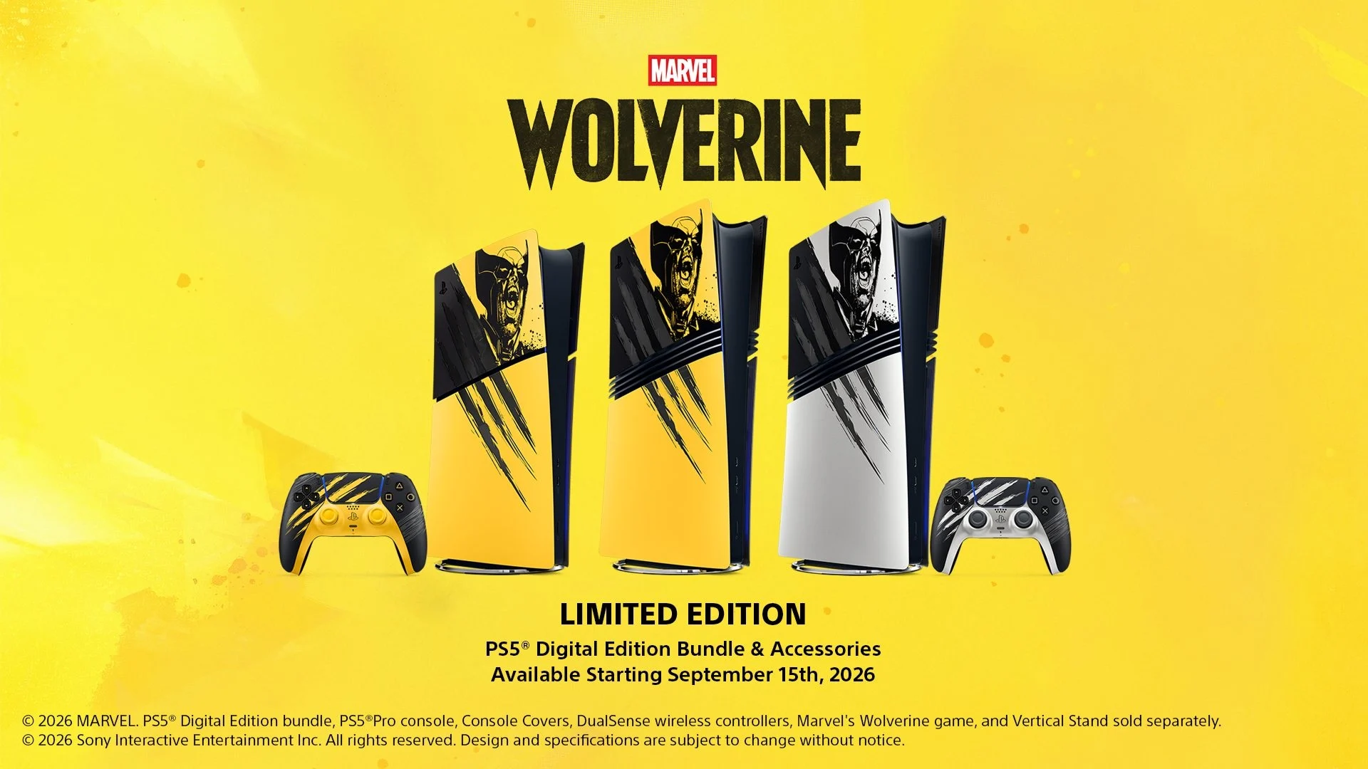 PlayStation Reveals Limited Edition PS5 Console Bundles Featuring Marvel’s Wolverine