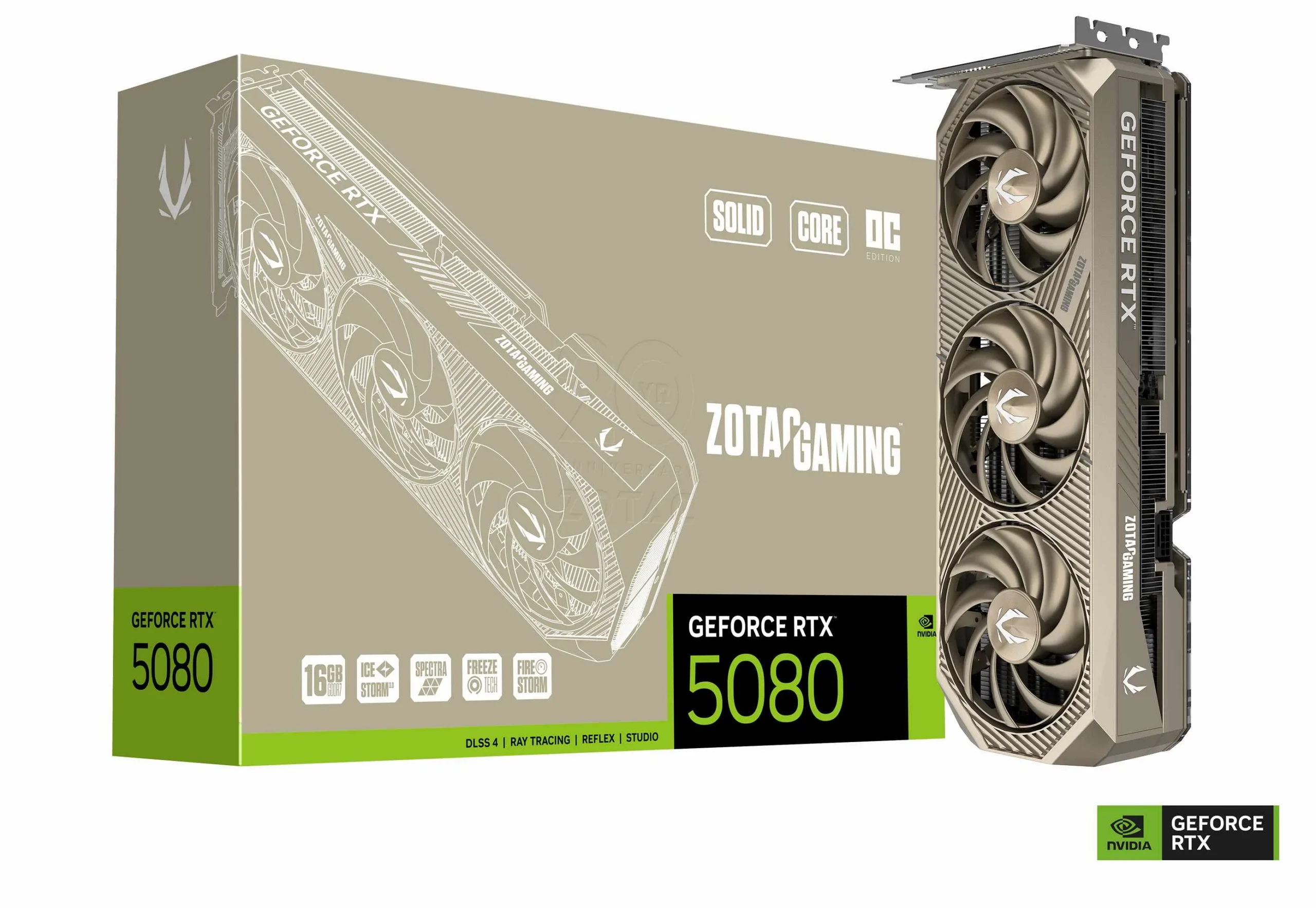 Zotac Launches 20th Anniversary Edition RTX 5080 Solid Core OC