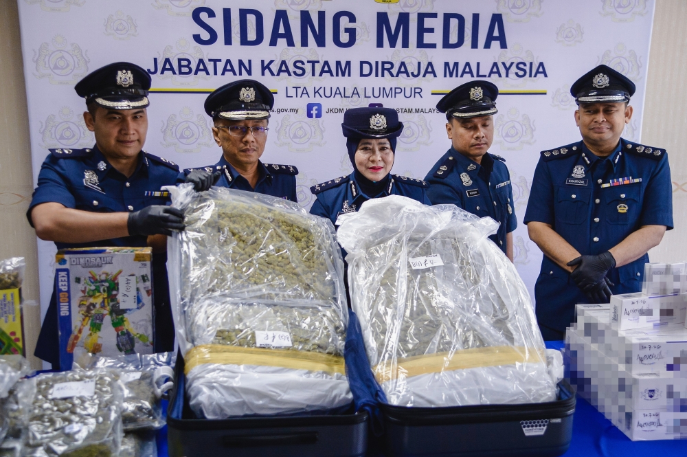 Someone left two suitcases at KLIA's Lost and Found, Customs found RM3.8m in cannabis — and more hidden in toy boxes