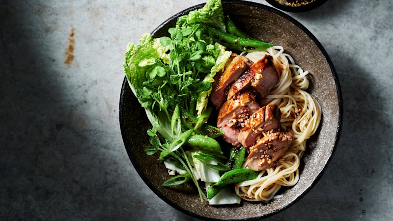 Bold, crunch-topped pork noodles to rival your local