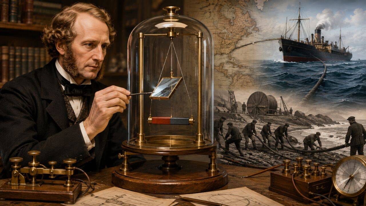 In 1854, a tiny mirror helped solve the Atlantic telegraph problem