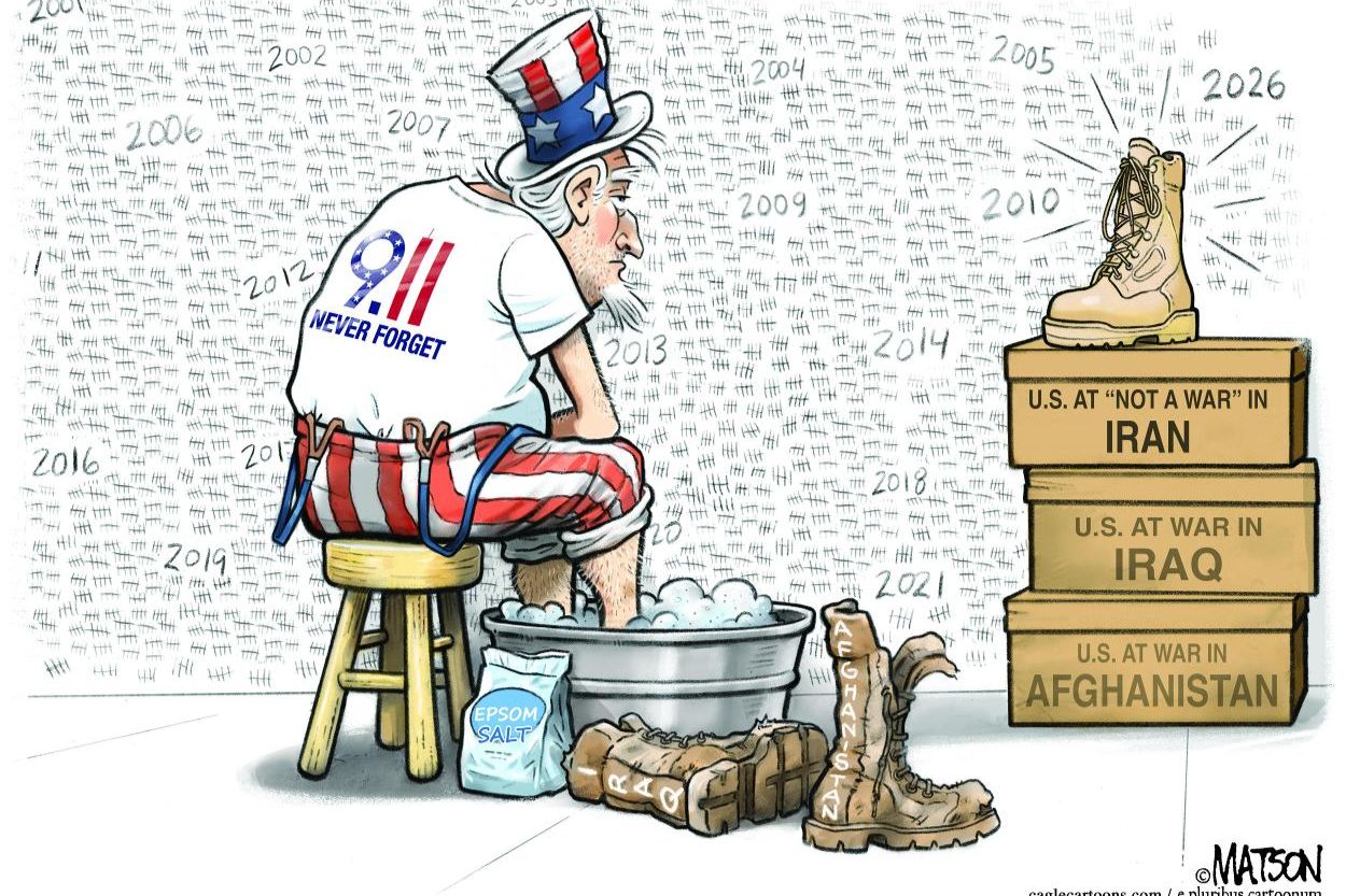 Weary Uncle Sam is not ready for another forever war