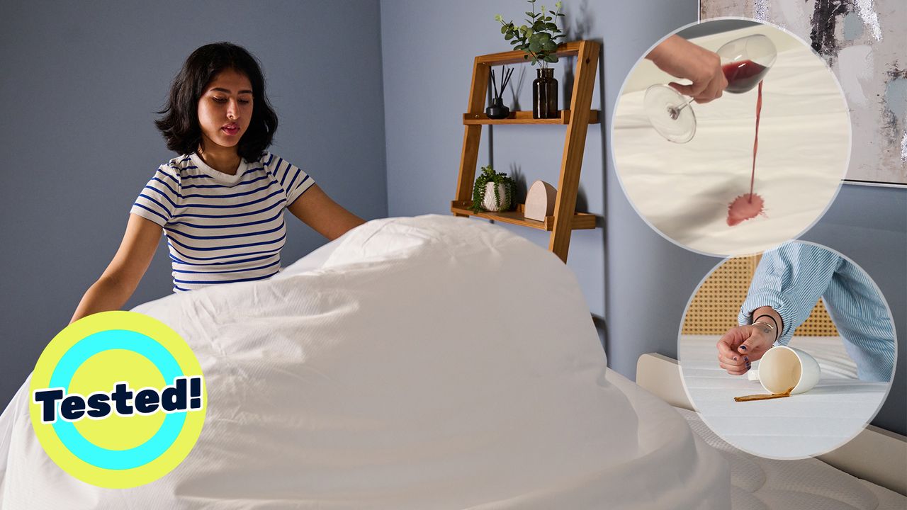 I threw everything at a $119 mattress protector and a $21 alternative — but which can survive our dreaded red wine test?
