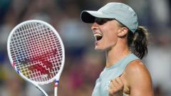 Swiatek into first final of her 'toughest season'