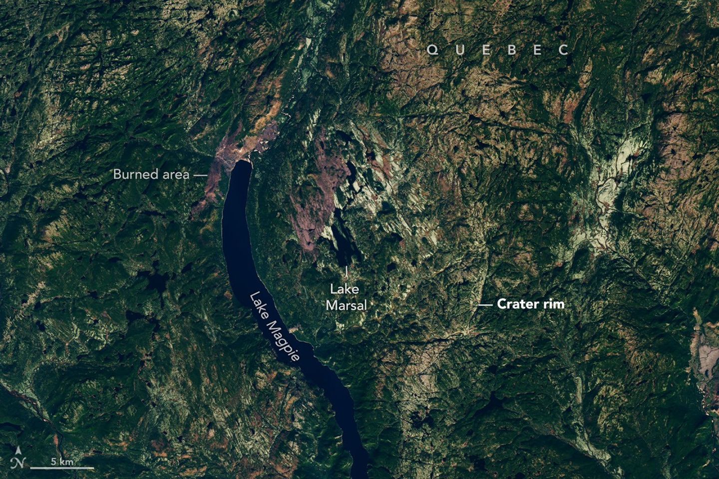 An Accidental Impact Crater Discovery