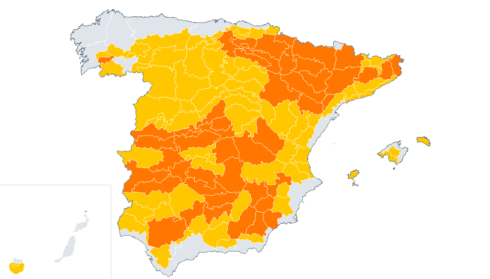 Spain placed on alert for extreme weather including high temperatures, rain, and storms