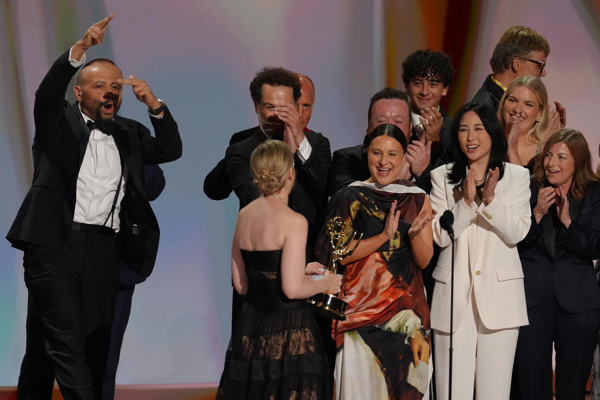 'Widow's Bay' breaks Emmys record with 14 wins including best comedy series, 'Pitt' wins best drama