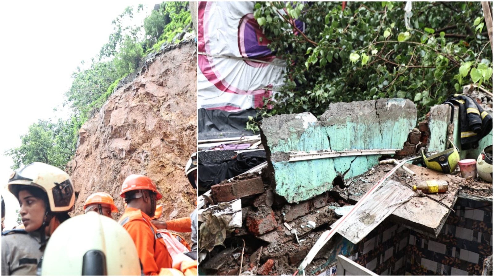 30 hours under a boulder: Rescuers race to reach man trapped in Mumbai landslide