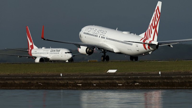 Virgin plane aborts take-off as Qantas plane crosses Sydney runway