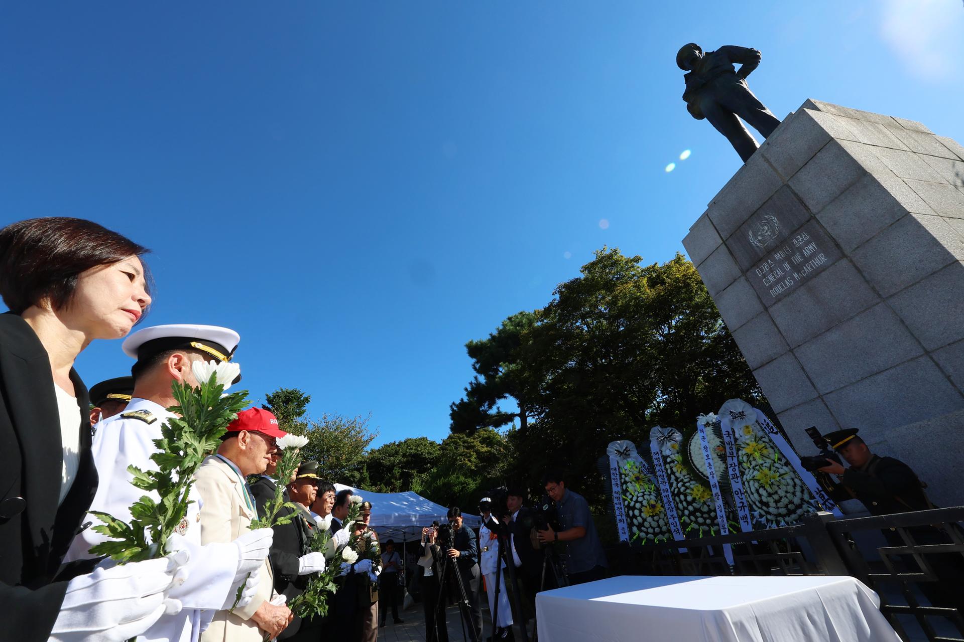 Marine Corps hosts event marking 76th anniversary of Incheon Landing Operation