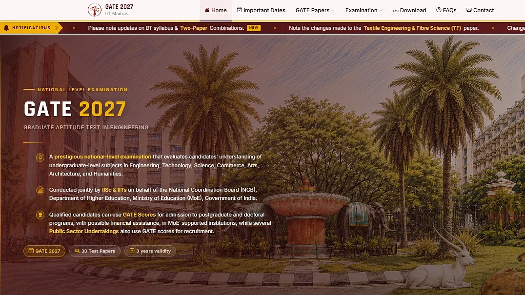 GATE 2027 Registration: Application Window Opens Tomorrow At gate2027.iitm.ac.in; Check Details Here