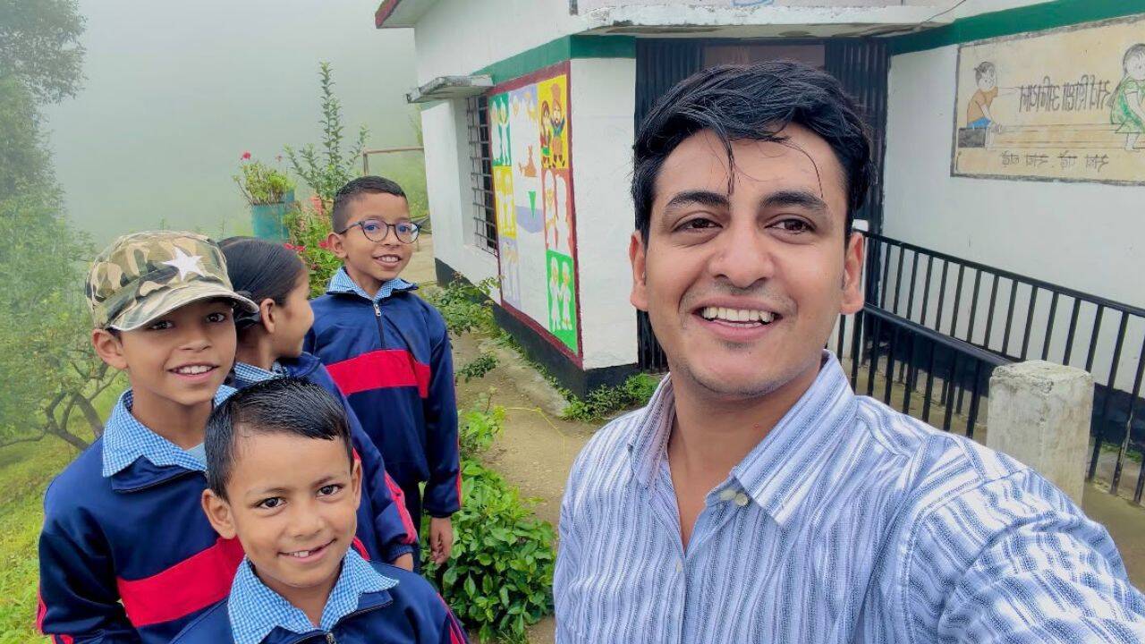27-year-old walks through forest to teach 9 children at remote Uttarakhand school