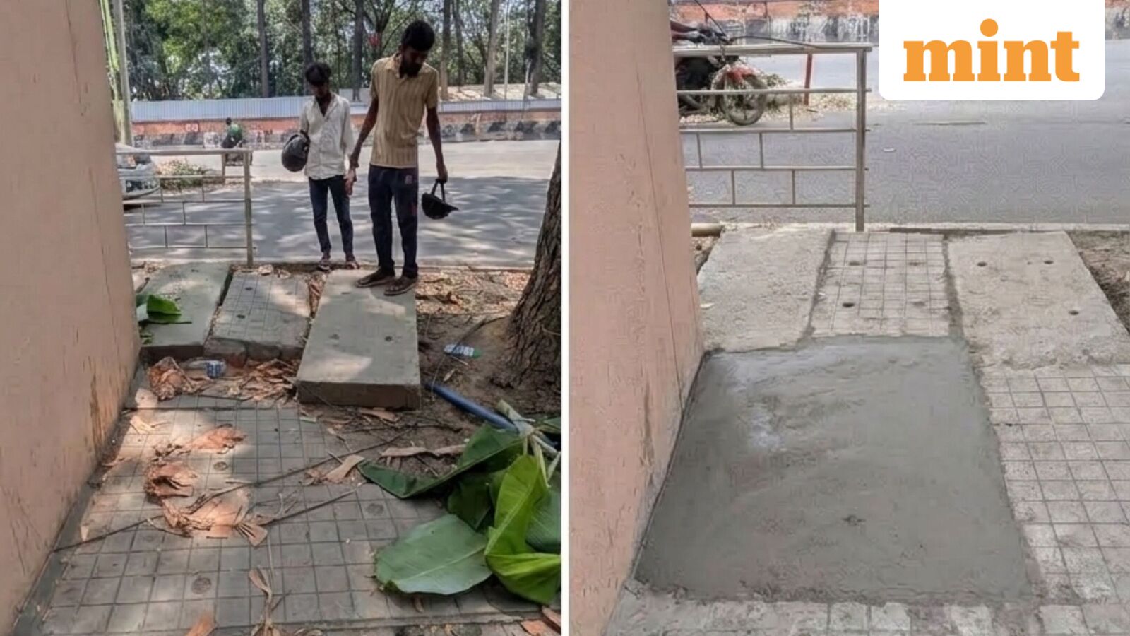 Bengaluru CEO fixes broken footpath for ₹2,700 after lack of action from BBMP; sparks debate on ‘DIY governance’