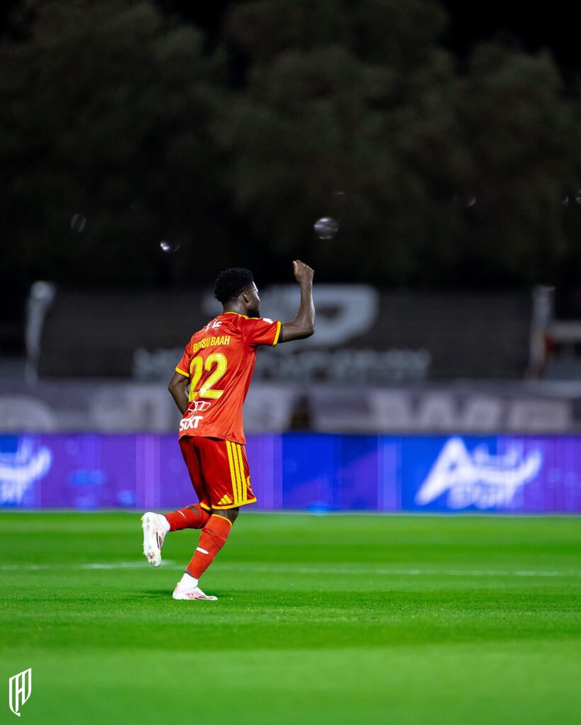 Bonsu Baah sets up opener in Al Qadsiah win over Al Wasl