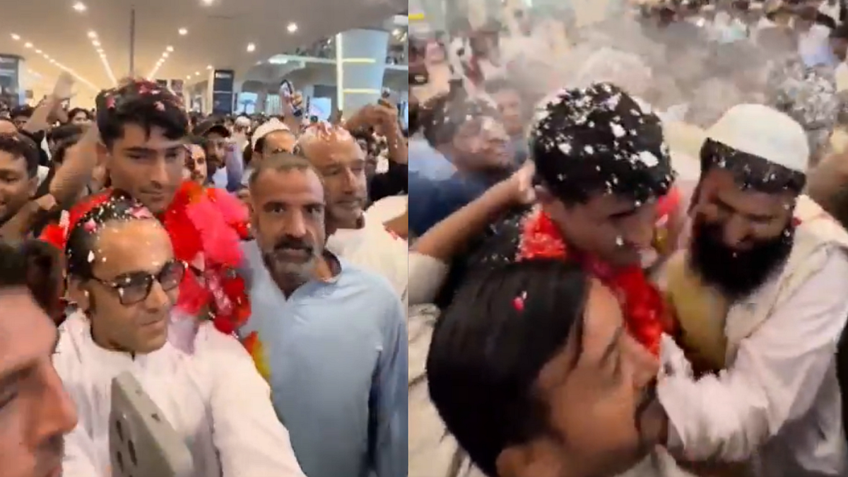 Pakistan Star Player Razaullah Mobbed At Airport As Fans Celebrate His Sensational Debut During ENG Test Series | Video