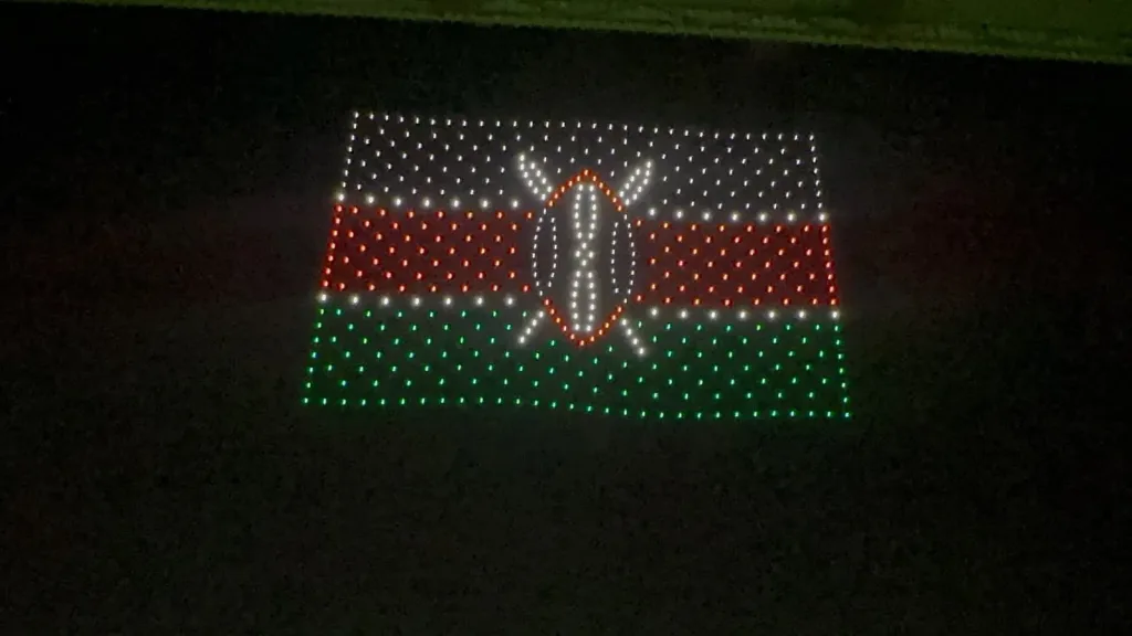 500 Drones Light Up Nairobi Sky in Spectacular Celebration of Kenya-China Ties