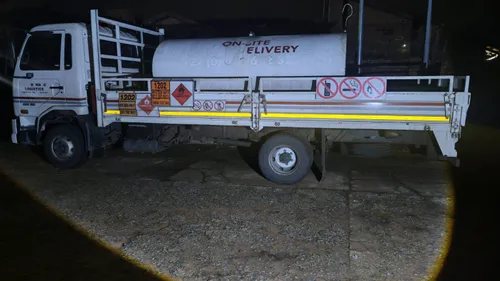 Truck and Fortuner chased as cops bust R126,000 diesel haul
