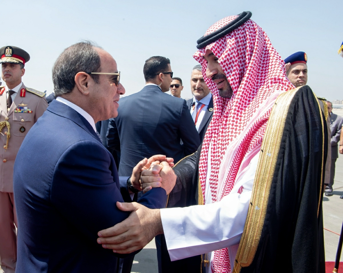 Crown Prince arrives in Cairo for talks with El-Sisi