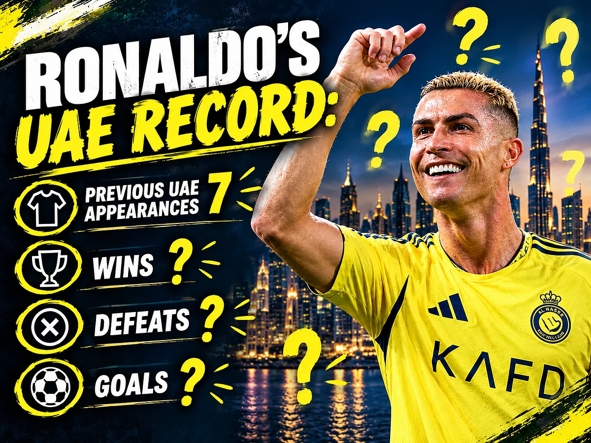 Ronaldo’s UAE record: Goals, games and results