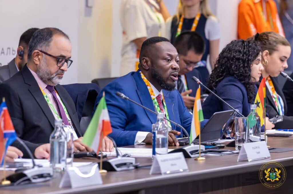 Opare Addo showcases Ghana’s youth empowerment programmes in Russia