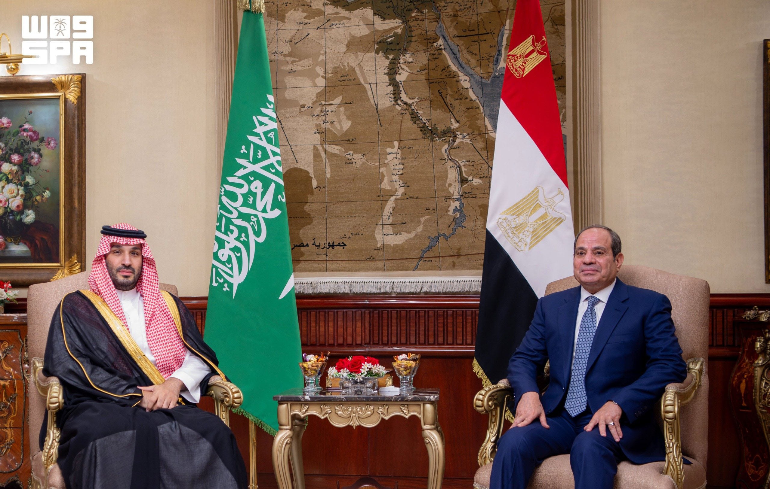 Saudi Arabia and Egypt press for Red Sea security as Crown Prince visits Cairo
