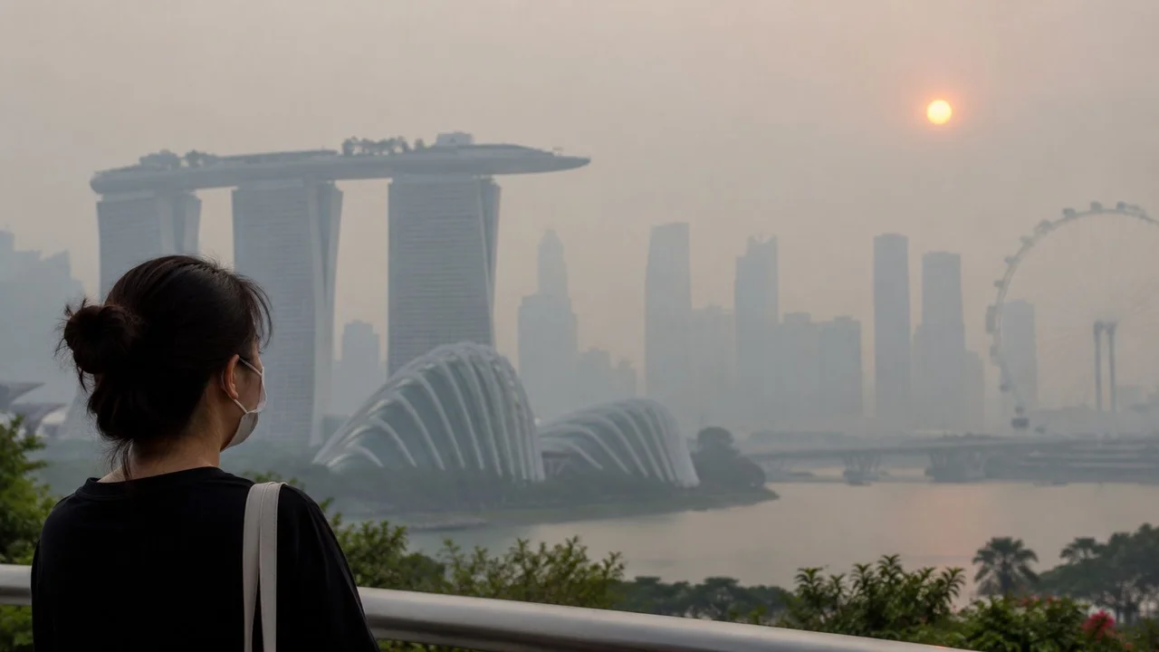 Singapore air quality turns unhealthy across 4 regions as PSI climbs