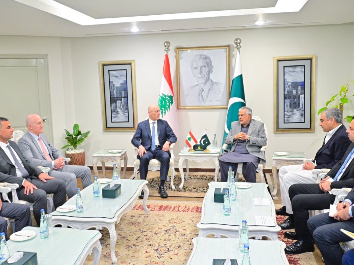 Dar reaffirms Pakistan's support for Lebanon's sovereignty, integrity in meeting with interior minister