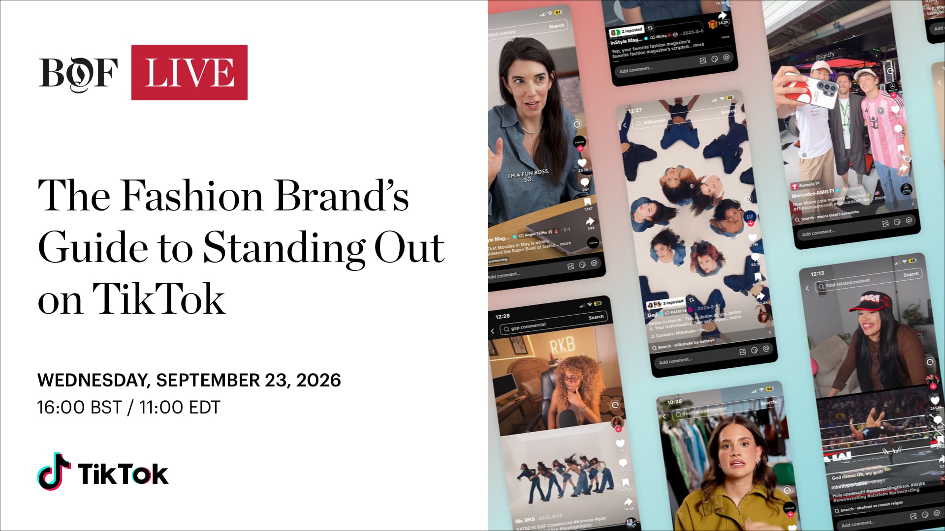 BoF LIVE | Building Cultural Relevance on TikTok