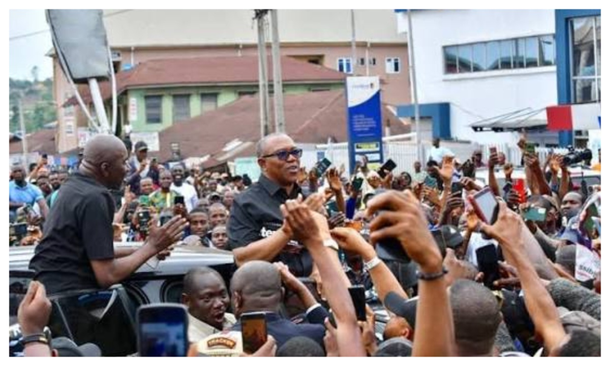 Reactions trail mammoth crowd in Benin as Peter Obi dares Gov Okpebholo, storms Edo [VIDEO]