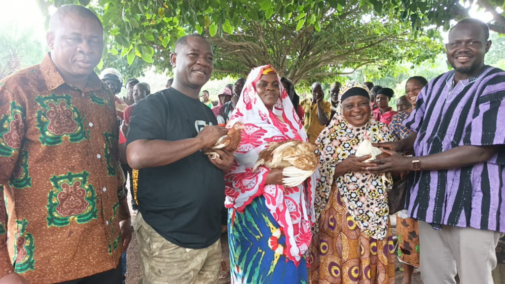 Nkwanta South poultry beneficiaries urged to feed birds properly to sustain Nkoko Nkitinkiti initiative