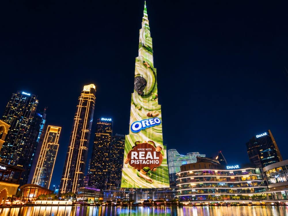 OREO just took over the Burj Khalifa in a very Dubai launch