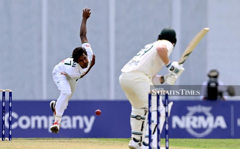 Hasan takes 6-55 as Bangladesh claim opening day of Australia Test