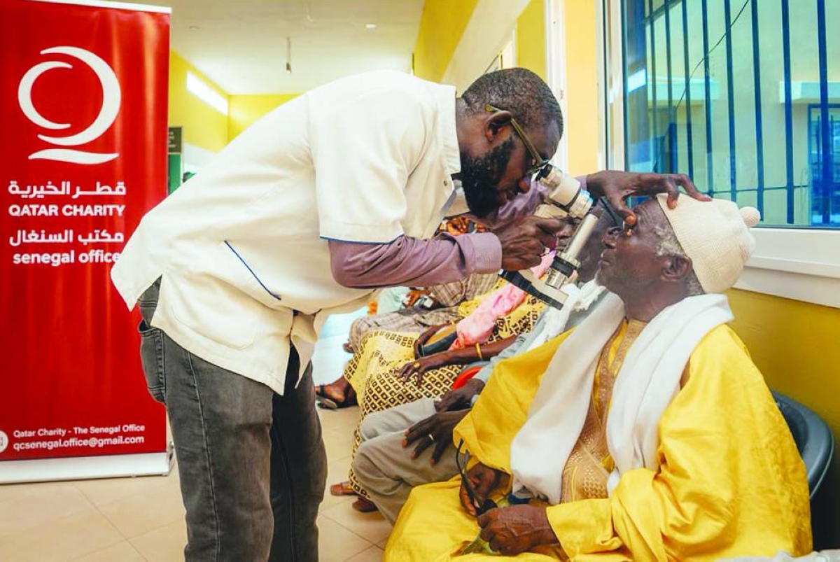 Qatar Charity conducts blindness prevention campaign in Senegal