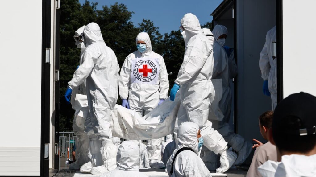 Ukraine brings home 261 bodies in latest repatriation, as Russia claims the dead are Ukrainian soldiers