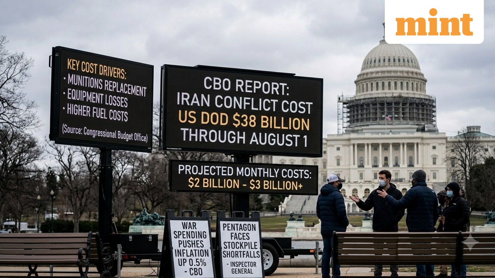 Iran war costs US military $38 billion as CBO warns of billions more in monthly expenses