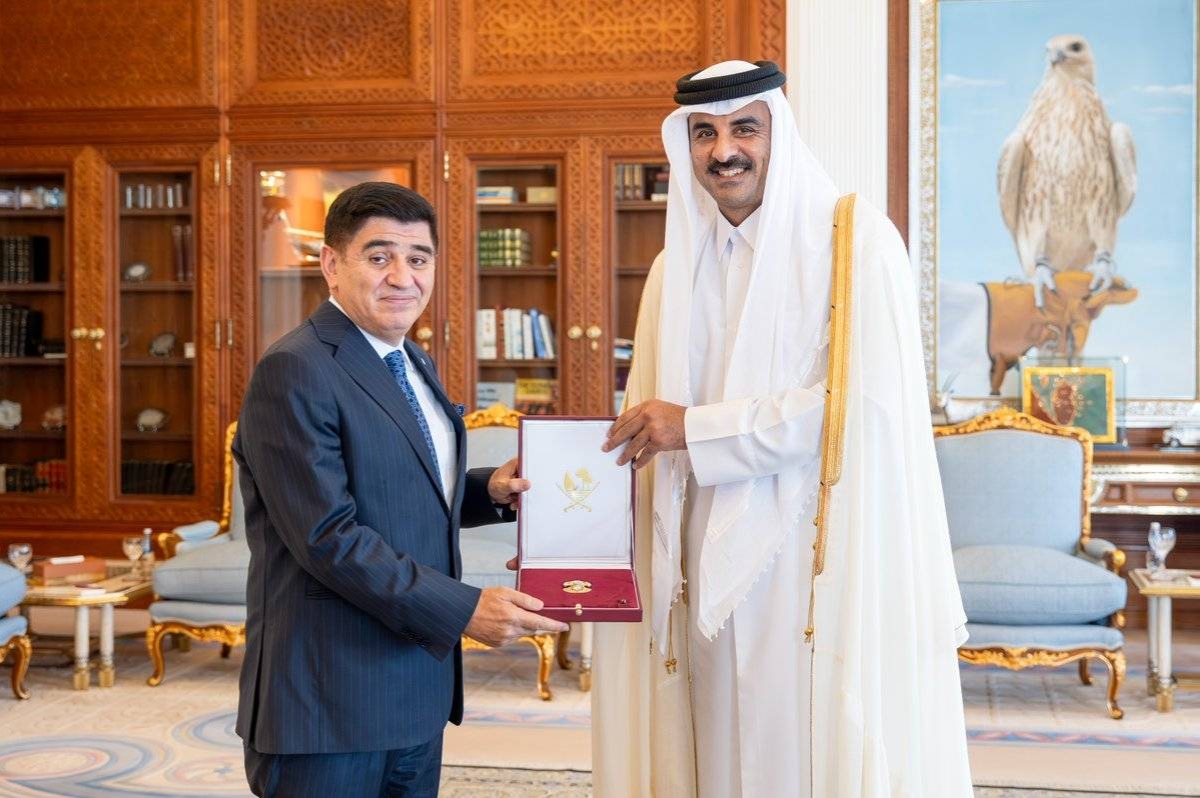 HH the Amir awards Al Wajbah to outgoing Turkish envoy