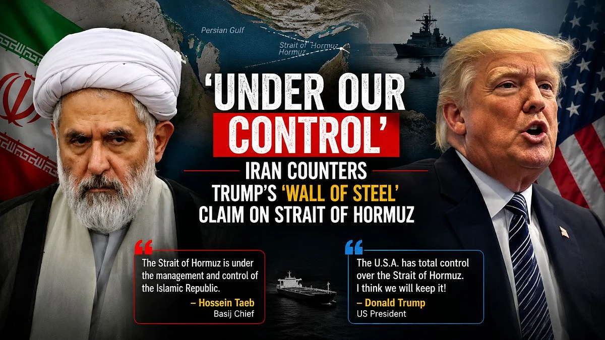 ‘Under Our Control’: Iran Counters Donald Trump’s ‘Wall Of Steel’ Claim On Strait Of Hormuz