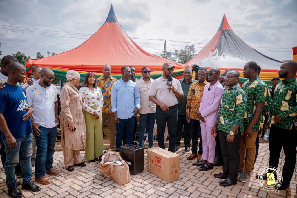 YEA provides skills training equipment to beneficiaries in Western North Region