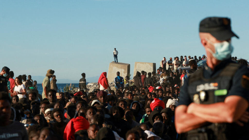 Morocco steps up border security over fears of new mass crossing into Ceuta