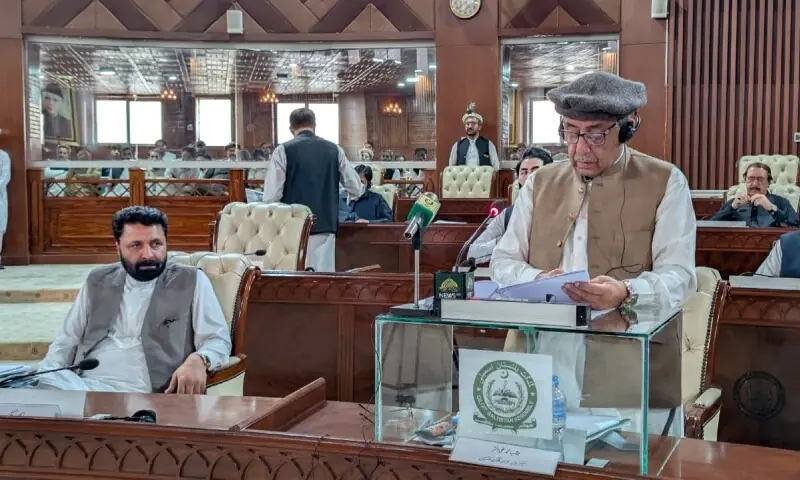 GB unveils Rs218.8bn budget after long wait