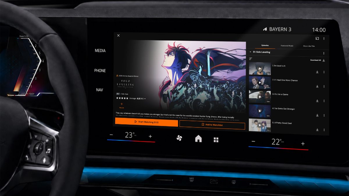 Crunchyroll is coming to BMW and Mini vehicles with 40 other brands to follow — and I can't wait to watch anime in my car