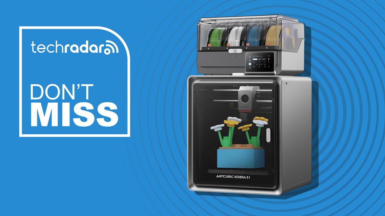 'One of the best 3D printers out there': Anycubic Kobra S1 ACE 2 Pro Combo brings fast four-color printing and filament drying together for $100 less