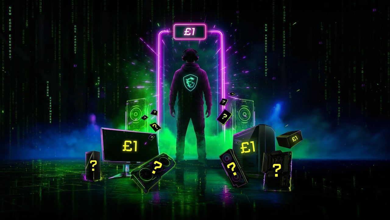 Get your next graphics card, monitor, or motherboard for just £1 thanks to MSI's new UK store promotion