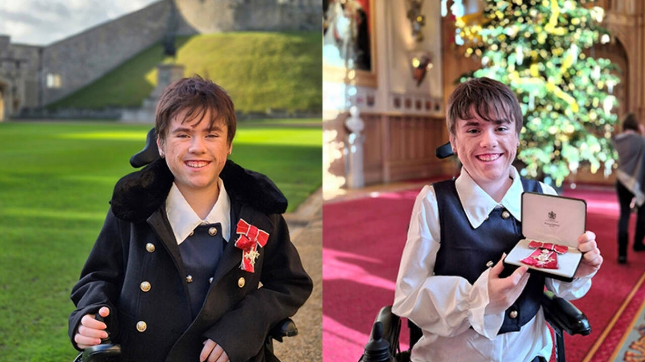 Meet Carmela, 11, the youngest person ever awarded an MBE