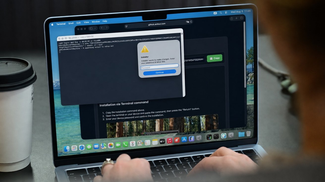 Fake GitHub download turns Safari & Chrome into a Keychain data stealer