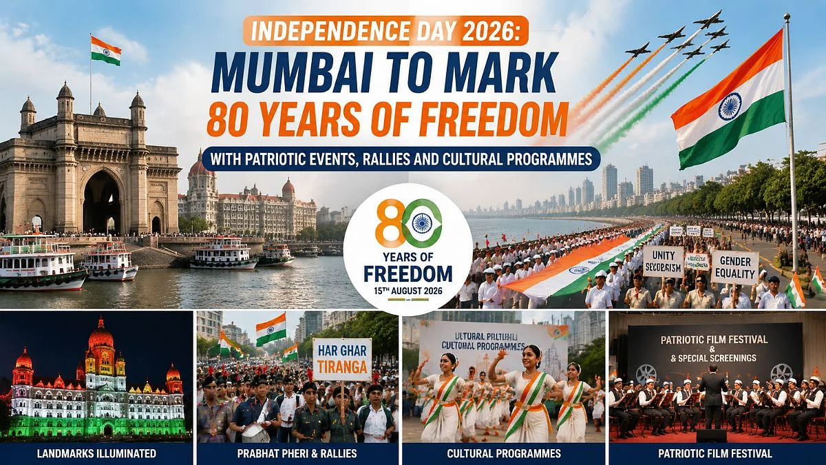 Independence Day 2026: Mumbai To Mark 80 Years Of Freedom With Patriotic Events, Rallies And Cultural Programmes