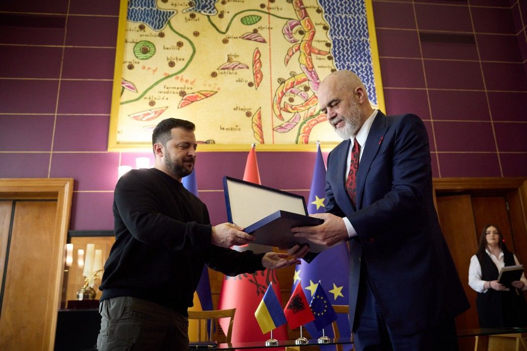 Albania's PM calls for continued Ukraine support despite Kosovo stance