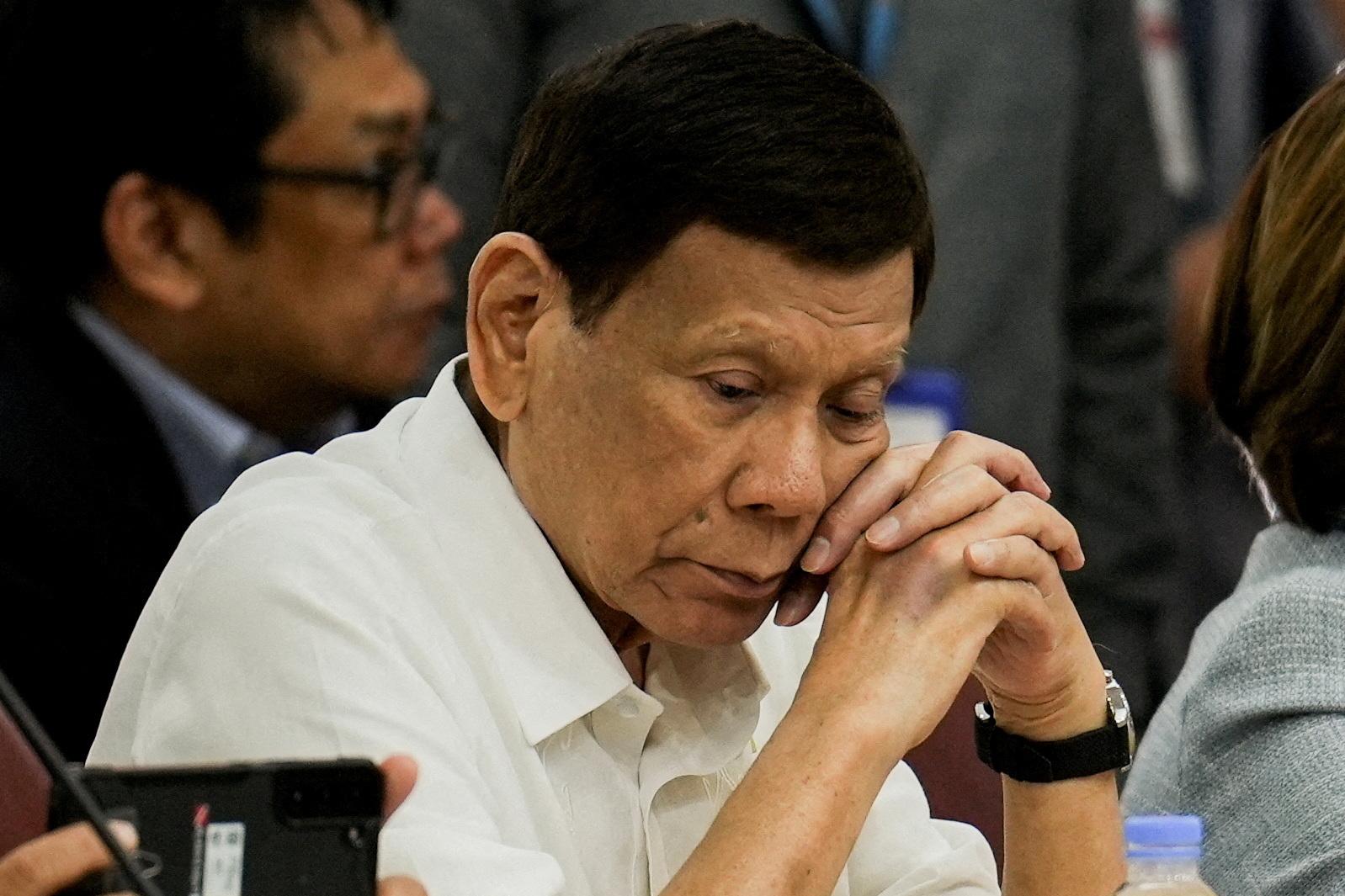 Former Philippine President Rodrigo Duterte is expected in court in The Hague