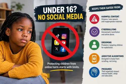 South Africa has no plan to ban under-16s from social media