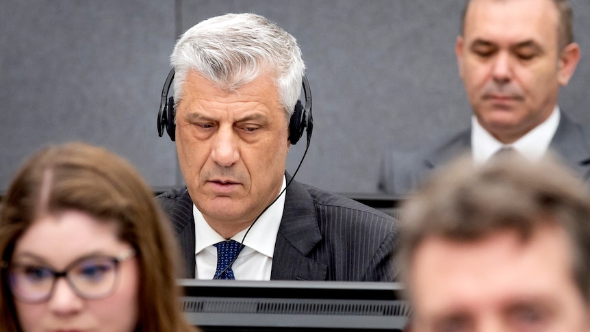 Former Kosovo president Thaci sentenced to 25 years' prison for war crimes